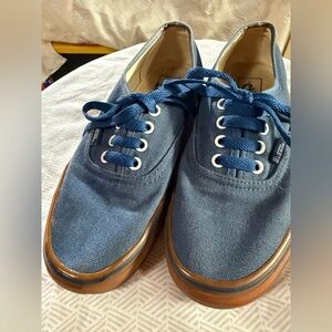 Vans Men's Navy Canvas Sneakers